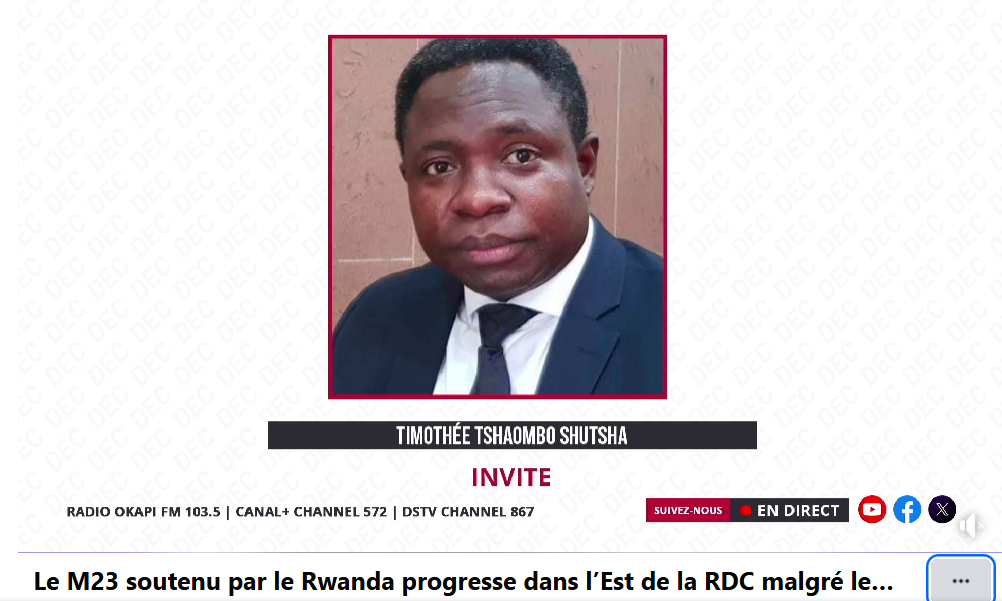 Le M23 soutenu par le Rwanda progresse dans l'Est de la RDC